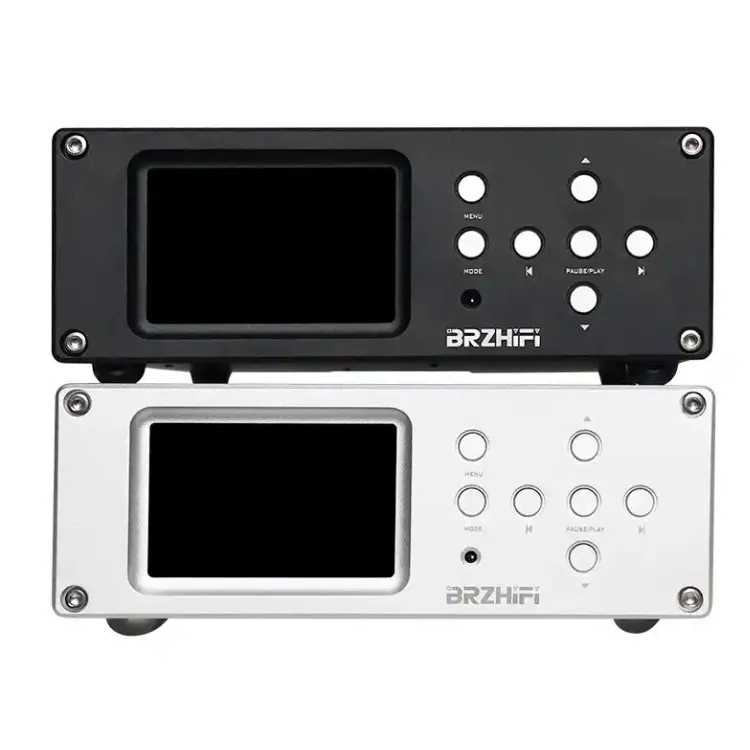 BRZHIFI pemutar CD Digital, dengan Remote Control Dual Core cocoax RCA XLR USB DSD DAC Lossless Audio Hifi