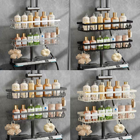 Nouveau produit phare : Organisateur de douche multifonctionnel pour salle de bain, étagère de rangement et distributeur de savon pour barre de douche
