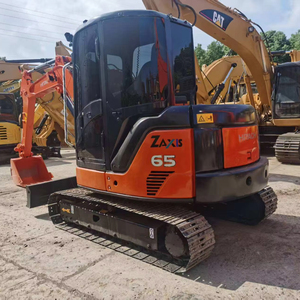 Mini-excavatrice Hitachi ZX65 du Japon avec boîte de vitesses et pompe, modèles ZX50 ZX55 ZX60 ZX65 ZX70, prix bas à vendre - Product Image 2
