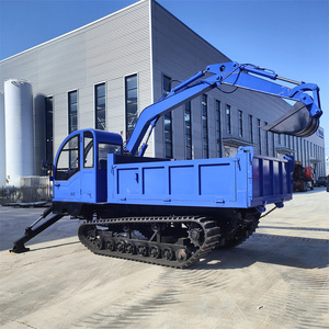 Camion benne sur chenilles Kuangcheng avec bras d'excavatrice, moteur certifié CE 8, boîte de vitesses et système hydraulique importés - Product Image 3