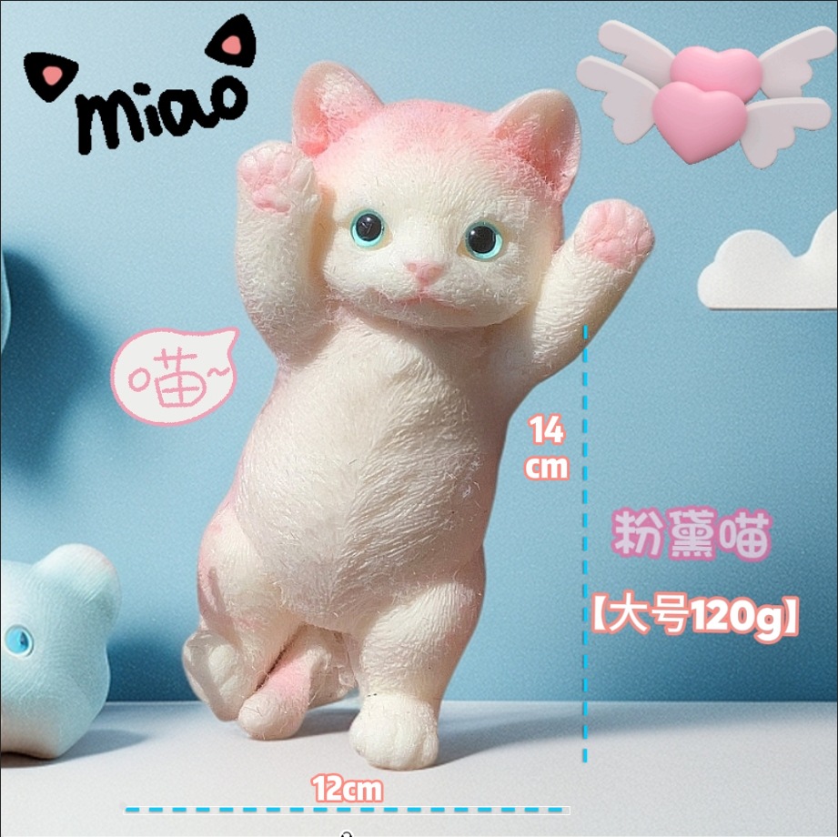 กรงเล็บแมวสีชมพู 125g