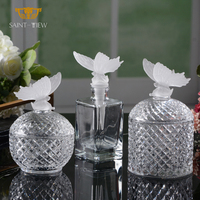 SAINT-VIEW 2024 Nouveau Papillon Cristal Bakhoor Pot Arabe Parfum Ensemble En Gros