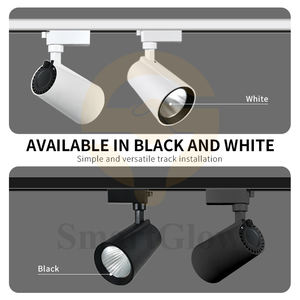 Luces de pista de alta calidad tiendas de ropa <span class=keywords><strong>foco</strong></span> fundición a presión aluminio ajustable <span class=keywords><strong>foco</strong></span> lámpara SMD LED COB luces de pista - Product Image 6