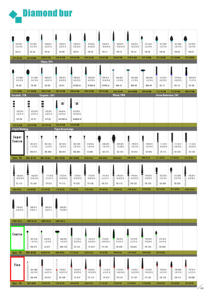 Sản xuất kim cương thiêu kết lapidary <span class=keywords><strong>burs</strong></span> bán buôn Nha Khoa Kim Cương <span class=keywords><strong>burs</strong></span> Mẫu cuốn sách - Product Image 6