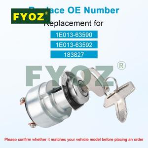 Remplacement de l'interrupteur à clé de démarreur d'allumage pour 1E013-63590 1E013-63592 183827 Compatible avec <span class=keywords><strong>Kubota</strong></span> 600 D850 D950 D722 D905 - Product Image 2