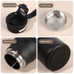 Termo de Acero Inoxidable 316 con Aislamiento Térmico de 6-12 Horas, para Ciclismo, Montañismo, Deportes, con Separador de Té, Regalos Empresariales - Product Image 5