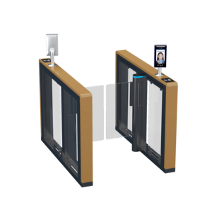 7-inch Mặt sinh trắc học kiểm soát truy cập hệ thống Swing rào cản cổng turnstiles thép không gỉ IP55 bảo vệ chống tailgating cửa - Product Image 1