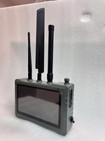 DRMYT DR400-D Drone anti-drone FPV avec interception d'images, détection portable, bande de fréquences 300 MHz-6 GHz, portée 1,5-3 km, écran 7 pouces