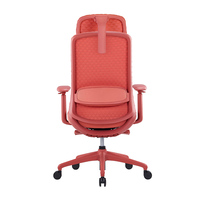 Chaise de bureau exécutive pivotante à dossier haut en maille, confortable, pour ordinateur et tâches de bureau