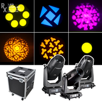 Projecteur de scène LED mobile 4-en-1 RX en promotion avec motifs Gobo colorés pour concerts, bars, clubs, événements, lieux de spectacle, églises
