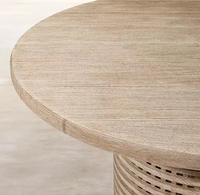 Chaise moderne personnalisée de table à manger en bois de teck pour l'extérieur villa jardin hôtel restaurant maison salon parc cour loisirs