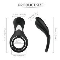 Jouets érotiques pour adultes en silicone souple de haute qualité S-HANDE, retardateur d'éjaculation, masseur de prostate, vibrateur anal gay, anneau pénien.