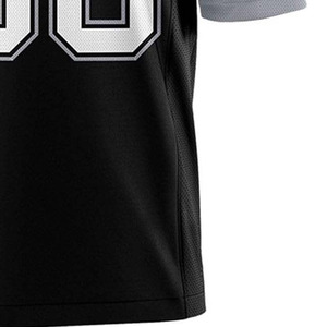 Maillot de football d'été à manches courtes de qualité supérieure, respirant, imprimé, logo personnalisé, 100 % polyester, style moderne pour équipes - Product Image 4