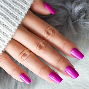<span class=keywords><strong>Uñas</strong></span> Postizas Color Rosa Brillante, Diseño Cuadrado Mediano, <span class=keywords><strong>Uñas</strong></span> <span class=keywords><strong>Acrílicas</strong></span> para Manicura DIY, Salón <span class=keywords><strong>de</strong></span> Belleza, Bodas y Citas - Product Image 4