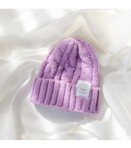 قبعة يابانية ملتوية بلون واحد للنساء الكورية للخريف والشتاء للطلاب قبعة صغيرة متعددة الاستخدامات للزوجين - Product Image 3