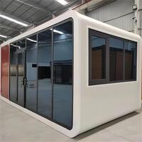Nouvelle maison préfabriquée moderne Apple Cabin 2024, 20 pieds/30 pieds/40 pieds, hôtel, bon prix, boutique mobile, maison de bureau, conteneur de maison à vendre