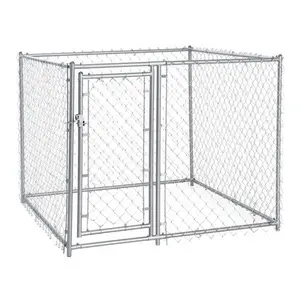 commercial chain link dog kennels 10x10x6 large outdoor fence welded dog rosary cages metal kennels