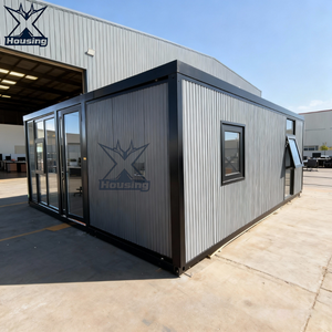 Casa Contenedor Modular Prefabricada de Acero de 20 y 40 Pies, Moderna, de Lujo, Impermeable, con Certificación ISO, con Energía Solar - Product Image 3