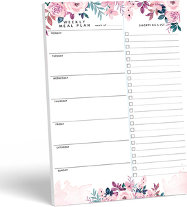 Organizador de comida/Menú colgante personalizado, Bloc de notas, planificador de comidas de 60 hojas para nevera, planificador de comidas magnético y lista de comestibles - Product Image 6
