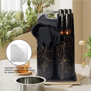 25-Piece Kitchenware <b>Gadgets</b> <b>Tool</b> <b>Kitchen</b> Knife Set Silicone Cooking Utensils Set With Cutting Board - Product Image 6