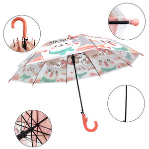 OVIDA fábrica personalizada lindo paraguas personalizado niños regalo paraguas patrón de dibujos animados Venta caliente niños <span class=keywords><strong>POE</strong></span> paraguas para niños - Product Image 2