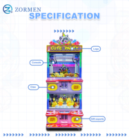 Zormen Factory Wholesale Commercial 4 Player Circus Theme Claw Machine Coin Operated Import Wholesalers Mall Rental Operators