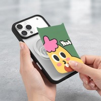 Coque antichoc en TPU avec plaque arrière en PC pour iPhone 17 18 Pro Max, autocollants magnétiques N52 amovibles, coque de téléphone DIY tendance