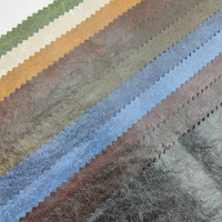 Tissu synthétique en cuir PU tissé KEJIA de haute qualité, 290 GSM, pour vêtements, robes et gants