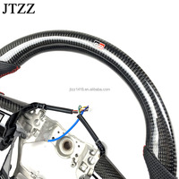 Pour Toyota Hilux Toyota Runner RUSH FJ Prado Land Cruiser TACOMA Tundra bouton de volant en Fiber de carbone cuir