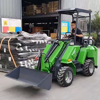 Mini chargeuse télescopique diesel EURO5 avec pompe hydraulique Eaton, transmission intégrale 4x4, haute efficacité pour travaux de construction