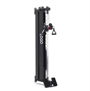 Máquina de Poleas para Ejercicios de Espalda <span class=keywords><strong>y</strong></span> Remo Sentado POWERMAN FITNESS, Sistema de Cables Alto/Bajo - Product Image 3