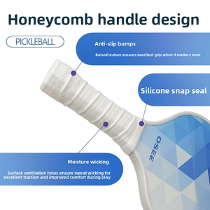 Raqueta de Pickleball de Plástico Personalizada con Núcleo de Fibra de Vidrio en Forma de Panal - Set para Entrenamiento Padre-Hijo - Product Image 3
