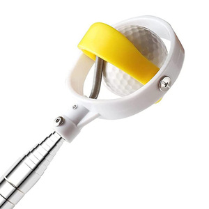 Recogedor de pelotas de golf de aleación de aluminio con cabezal de plástico y agarre de goma para uso en campos de golf al aire libre - Product Image 4