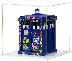 Estantes <span class=keywords><strong>de</strong></span> exhibición Vitrina acrílica con base negra/blanca Vitrina Caja acrílica para muñecas <span class=keywords><strong>de</strong></span> juguete - Product Image 5