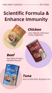 Nourriture humide pour <span class=keywords><strong>chien</strong></span> EASA Premium, mousse pâtée à la viande, riche en protéines, faible en matières grasses, sans céréales - Product Image 4