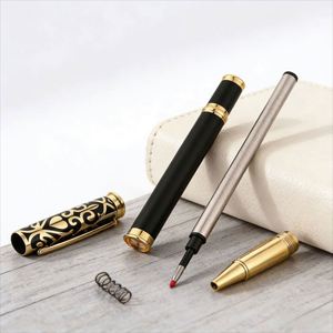 High-end Engraved Metal Ballpoint <b>Pen</b> with logo Business Signature Metal <b>Pen</b> Black Custom <b>Pen</b> Suitable for Corporate Event Gifts - Product Image 5