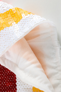 Maglia da Calcio Kansas City per il Giorno della Partita, Taglie Forti da Donna, Rossa 87 KELCE, Maglia da Giocatore Interamente Ricamata con Paillettes, Estiva, Lavorata a Maglia, con Logo Stampato - Product Image 4