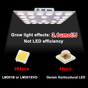 Lampe de culture LED <span class=keywords><strong>Koray</strong></span> 100W IP65 G1000 660nm IR 730nm pour plantes médicinales, lumières à intensité variable, spectre complet semblable au soleil - Product Image 3