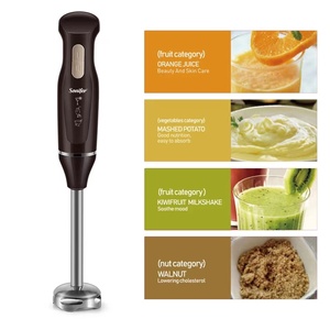 Sonifer SF-8095 Sản xuất nhà bếp thép không gỉ Lưỡi 2 tốc độ nhựa xử lý của nhãn hiệu Điện Tay Máy xay sinh tố - Product Image 4