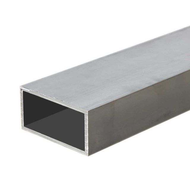 Square Thick Hollow Thickness Aluminum Profile Metal Mill Finish Anodized Coating 6061 Series  Rectangular Pipe  Aluminum Tube