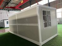 Chine Vente en gros Maison conteneur modulaire en acier de 20 pieds, pliable en X, à construction rapide, pour bureaux, magasins, dortoirs et appartements