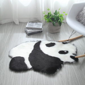 Wholesale <strong>Panda</strong> Koala Animal Design Faux Fur Polyester <strong>Rug</strong> Floor Carpet for Washing Machine Jacquard Tufted Plush Pile Height - Product Image 1