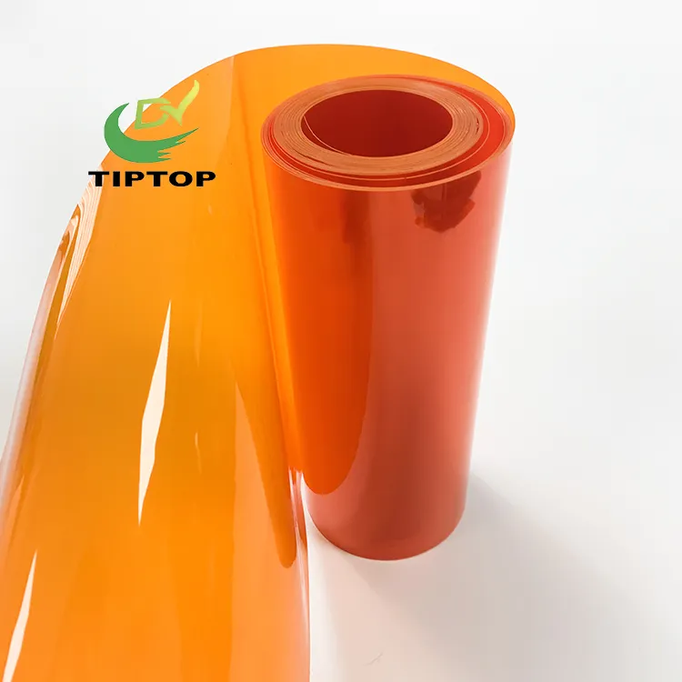 의료용 캡슐 물집 팩을위한 Tiptop 다채로운 단단한 PVC 플라스틱 필름 투명 하드 PVC 롤