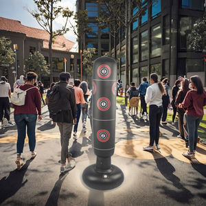 Sac de frappe gonflable en PVC personnalisé de 63 pouces pour enfants, équipement de fitness à domicile avec remplissage de sable – Vente en gros usine - Product Image 3