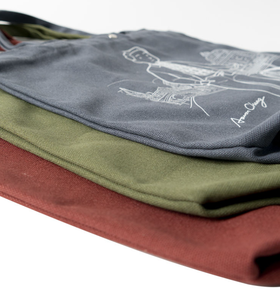 Sac à bandoulière en toile colorée personnalisé pour femmes et hommes, sac de courses réutilisable, sac fourre-tout en tissu uni, coton - Product Image 6