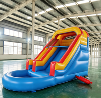 Toboggan aquatique gonflable pour enfants, mini, épaissi en PVC, pour usage domestique intérieur, transfrontalier, écologique, garantie 3 ans
