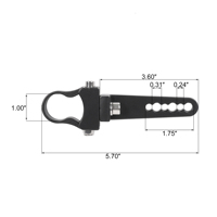 Kit de fixation de pinces pour barre lumineuse, pare-chocs, tubulaire, universel, barre bull, atv, utv, accessoires de montage