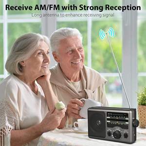 Factory Portable Multi Band Radio MD T16 FM AM MW WB 240x60x150mm 60dB SNR <b>USB</b> Interface Rechargeable for Home Outdoor - Product Image 5