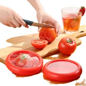 Caja Transparente para Almacenamiento de Frutas y Verduras, Bandeja para Cortar Cebollas Semi-Refrigerada, Contenedor de Alimentos con Embalaje de Cartón - Product Image 2