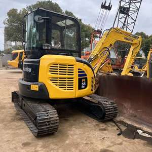 เครื่องขุดดินขนาดเล็กแบบมือสองจาก PC55MR-2ขุดดิน Komatsu แบบดั้งเดิมจากญี่ปุ่น PC55MR-2รถขุดมือสอง - Product Image 4